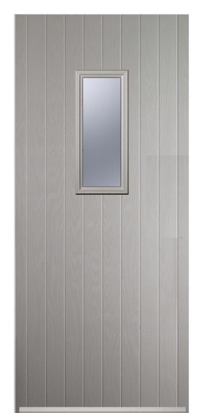 1 Square Cottage Agate Grey Composite Door