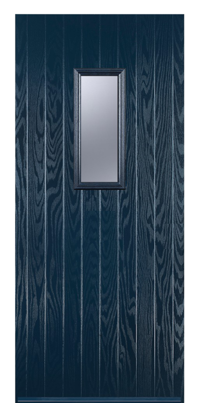1 Square Cottage Blue Composite Door