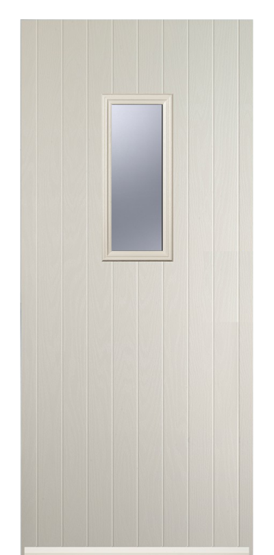 1 Square Cottage Cream Composite Door