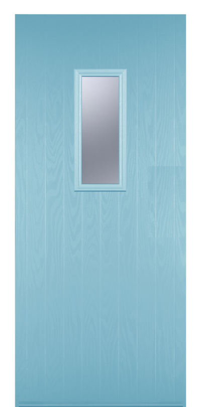 1 Square Cottage Duck Egg Composite Door