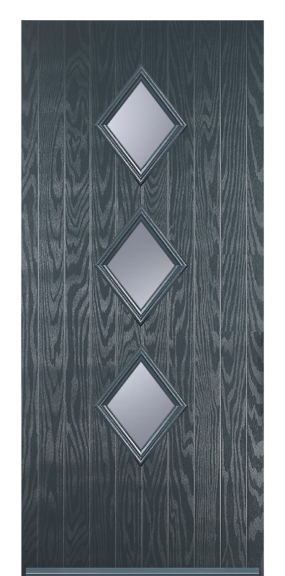 3 Diamond Composite Door Anthracite