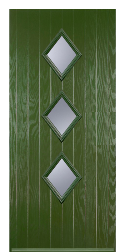 3 Diamond Composite Door Fern