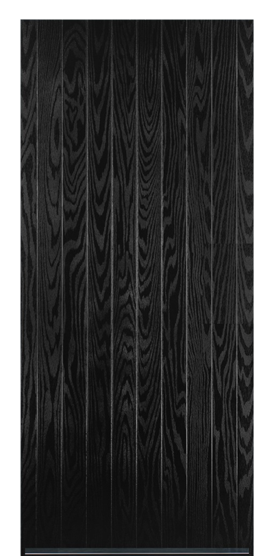 Cottage Solid Composite Door Black