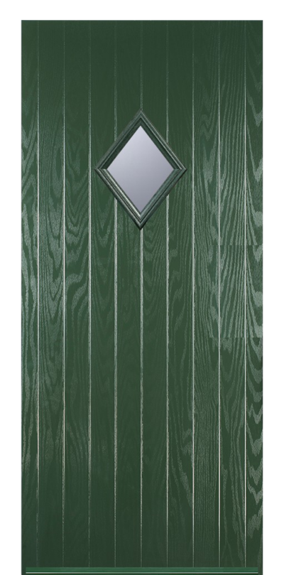 Diamond Composite Door Green