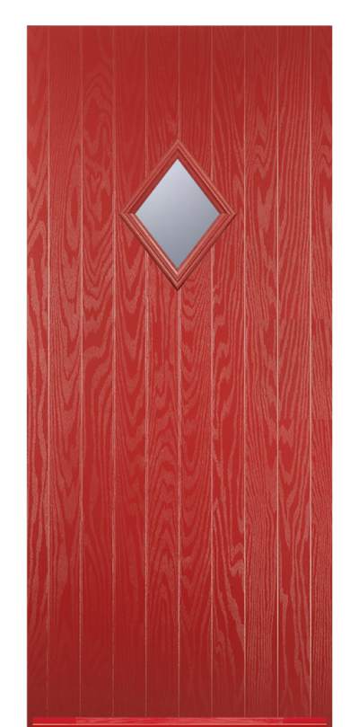 Diamond Composite Door Red
