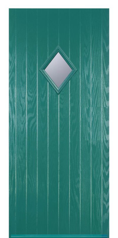 Diamond Composite Door Turquoise