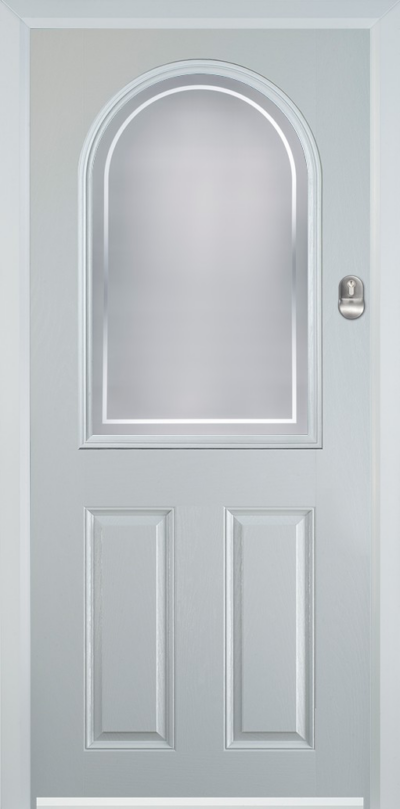 2 Panel 1 Arch Composite Door Enfield