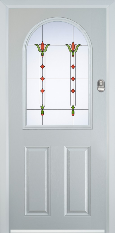 2 Panel 1 Arch Composite Door Fleur