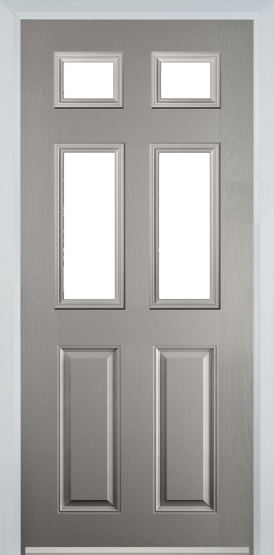 2 Panel 4 Square Composite Door Agate