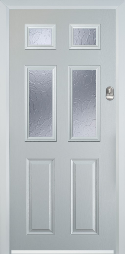 2 Panel 4 Square Composite Door Autumn