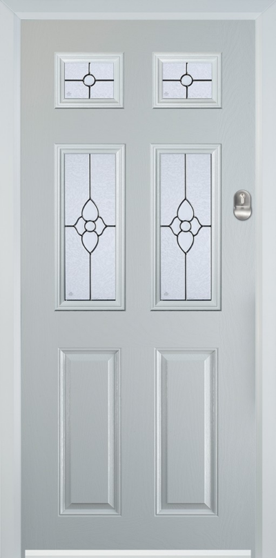 2 Panel 4 Square Composite Door Finesse