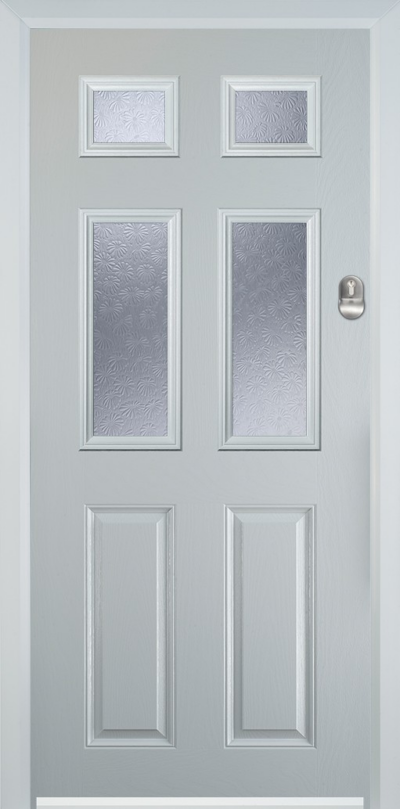 2 Panel 4 Square Composite Door Mayflower