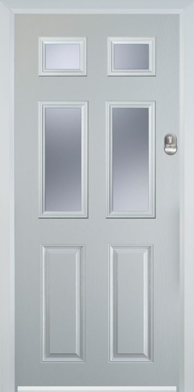 2 Panel 4 Square Composite Door Stippolyte