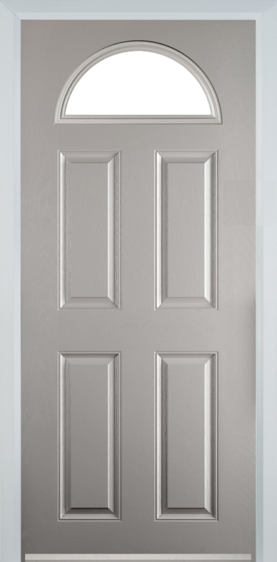 4 Panel 1 Arch Composite Door Agate