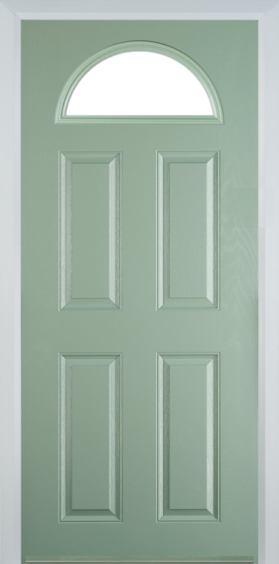 4 Panel 1 Arch Composite Door Charwell
