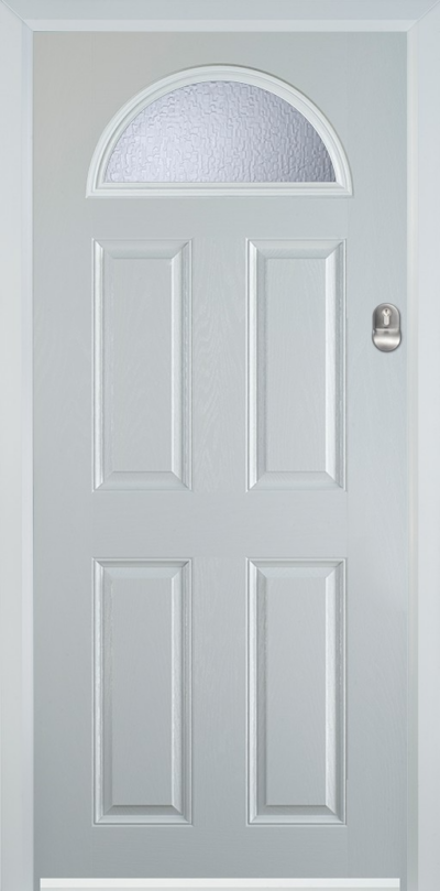 4 Panel 1 Arch Composite Door Digital