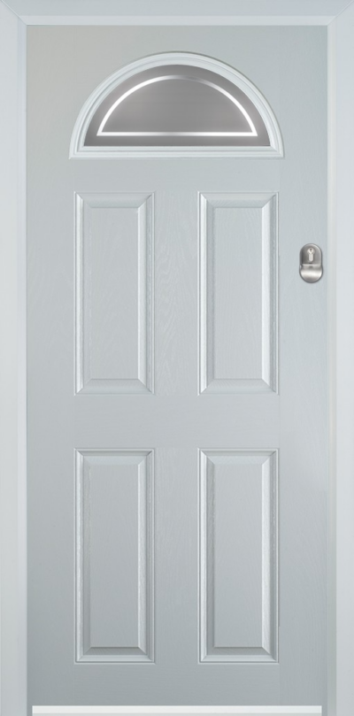 4 Panel 1 Arch Composite Door Enfield