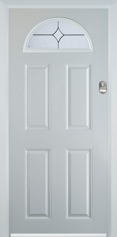 4 Panel 1 Arch Composite Door Flair