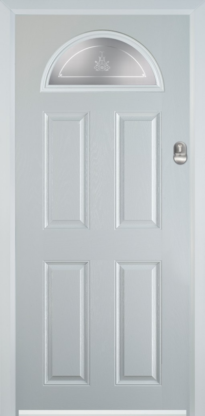 4 Panel 1 Arch Composite Door Staxton