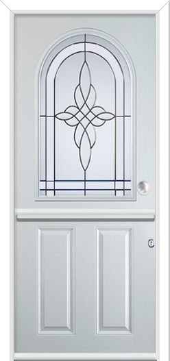 Caunton Stable Composite Door Crystal Harmony Clear