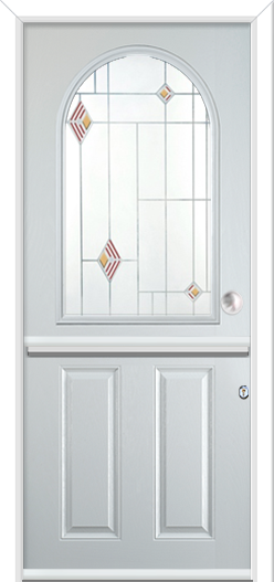 Caunton Stable Composite Door Fusion Red