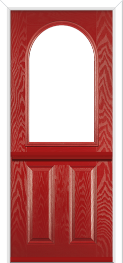 Caunton Stable Composite Door Red