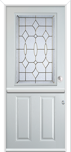 Clumber Composite Stable Door Brass Art Clarity