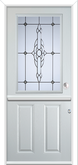 Clumber Composite Stable Door Crystal Bohemia Grey