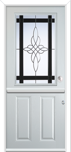 Clumber Composite Stable Door Crystal Harmony Black