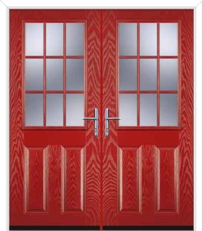 Clumber Grill French Composite Door