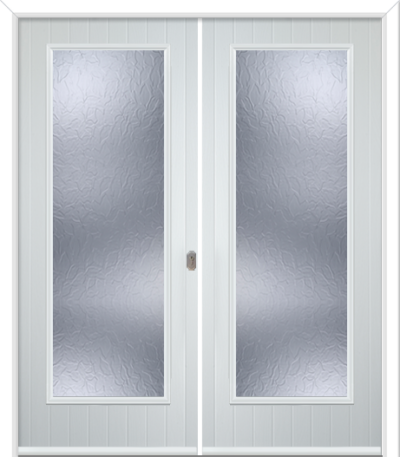 Fully Glazed Composite French Doors Autumn