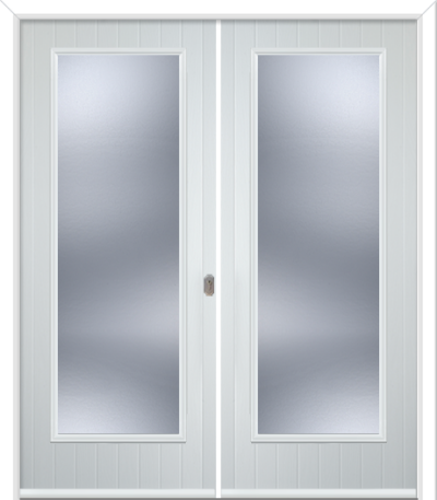 Fully Glazed Composite French Doors Chantilly
