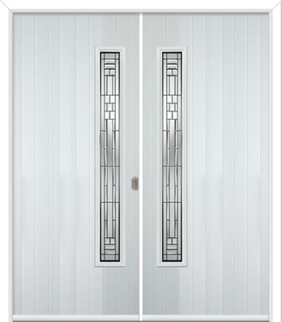 Halam Handle Composite French Doors New Orleans