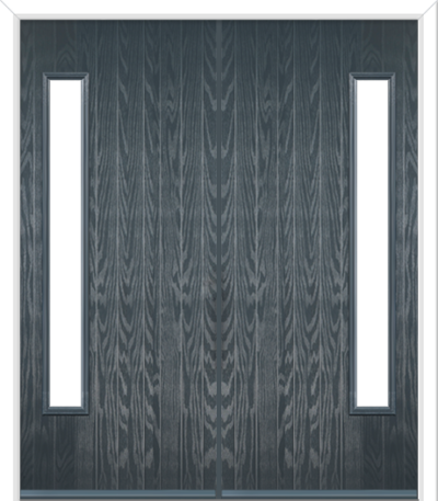 Halam Hinge Composite French Doors Anthracite Grey
