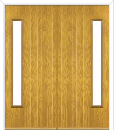 Halam Hinge Composite French Doors Irish Oak