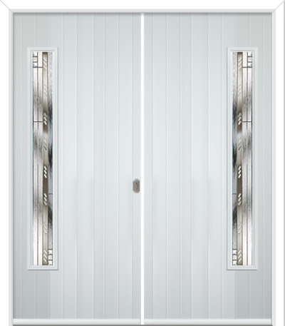 Halam Hinge Composite French Doors Matrix