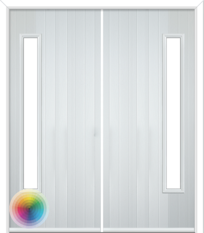 Halam Hinge Composite French Doors Special RAL