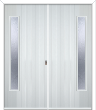 Halam Hinge Composite French Doors Taffeta