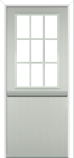 Kelham Grill Composite Stable Door Agate Grey