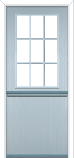 Kelham Grill Composite Stable Door Duck Egg