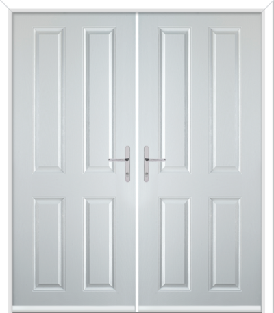 Maple Solid Composite French Door