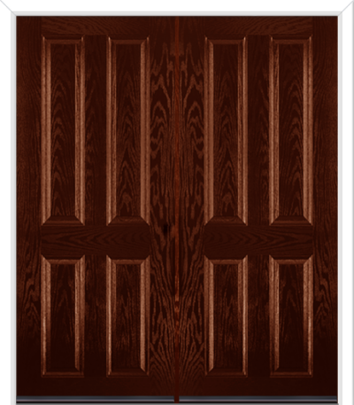 Maple Solid Composite French Doors Rosewood