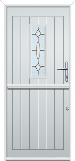 Newstead 1 Composite Stable Door Brass Art Clarity
