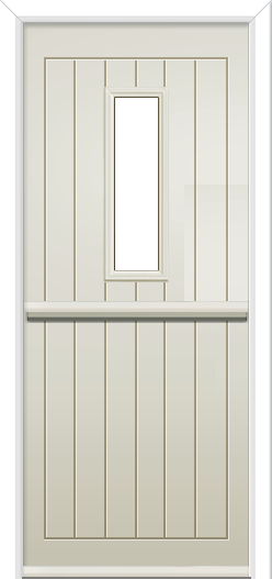 Newstead 1 Composite Stable Door Cream
