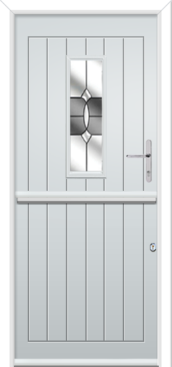 Newstead 1 Composite Stable Door Crystal Bohemia Grey