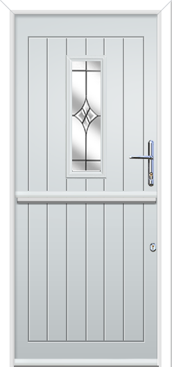 Newstead 1 Composite Stable Door Crystal Harmony Clear