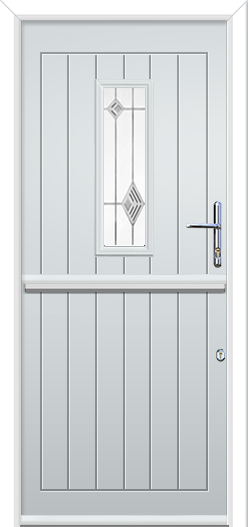 Newstead 1 Composite Stable Door Fusion Black