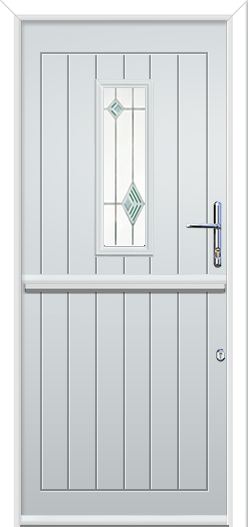 Newstead 1 Composite Stable Door Fusion Green
