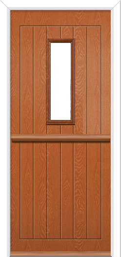 Newstead 1 Composite Stable Door Golden Oak