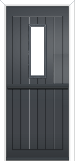 Newstead 1 Composite Stable Door Slate Grey